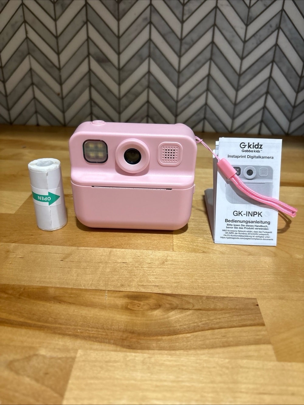 Kids Instant Print Camera 1080P Digital Video Camera For Kids Age 3+ Years NNBC